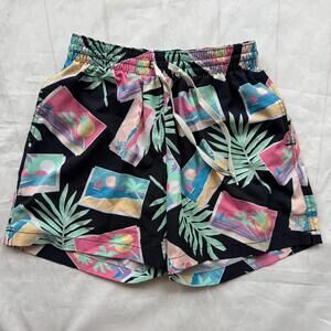 Chubbies Men's Board Shorts Swim Trunks with Tropical Print Small S 5.5" Inseam